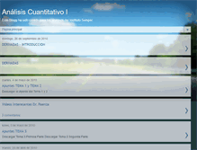 Tablet Screenshot of analisiscuantitativoi.blogspot.com
