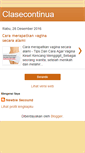 Mobile Screenshot of clasecontinua.blogspot.com