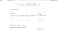 Desktop Screenshot of oaklandathleticsjournal.blogspot.com