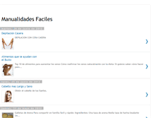 Tablet Screenshot of manualidadesfacilesvz.blogspot.com