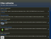 Tablet Screenshot of citasculinarias.blogspot.com