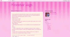 Desktop Screenshot of monsterhigh18.blogspot.com