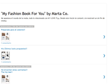 Tablet Screenshot of myfashionbookforyou.blogspot.com
