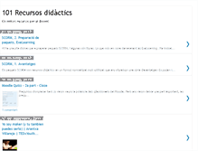Tablet Screenshot of 101recursosdidactics.blogspot.com