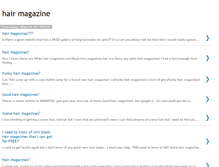 Tablet Screenshot of 4hair-magazine.blogspot.com