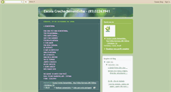 Desktop Screenshot of escolasementinha.blogspot.com