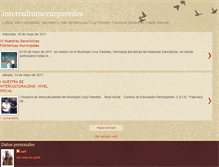 Tablet Screenshot of interculturacruzparedes.blogspot.com