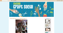 Desktop Screenshot of craftsocial.blogspot.com