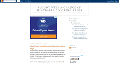 Desktop Screenshot of chanceofmeatballscoloringpages.blogspot.com
