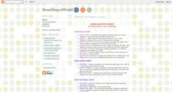 Desktop Screenshot of heartshapedworld.blogspot.com