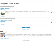 Tablet Screenshot of bungomabibleschool.blogspot.com