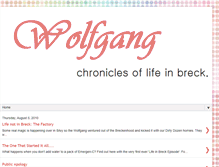 Tablet Screenshot of chroniclesofbreck.blogspot.com