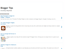 Tablet Screenshot of bloggertipz.blogspot.com