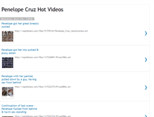 Tablet Screenshot of hotpenelopecruz.blogspot.com