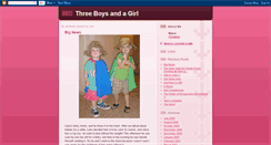 Desktop Screenshot of 3boys-1girl.blogspot.com