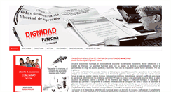 Desktop Screenshot of dignidadpatacina.blogspot.com
