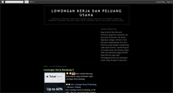 Desktop Screenshot of lowonganpeluang.blogspot.com