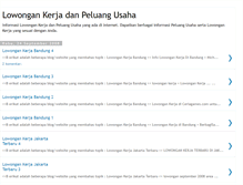 Tablet Screenshot of lowonganpeluang.blogspot.com