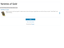 Tablet Screenshot of gold-varieties.blogspot.com