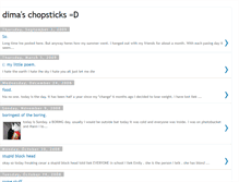 Tablet Screenshot of dimaschopsticks.blogspot.com