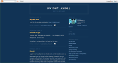 Desktop Screenshot of dwightknoll.blogspot.com
