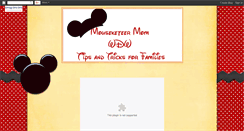 Desktop Screenshot of mouseketeermom.blogspot.com