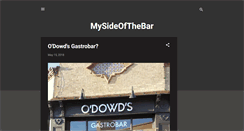 Desktop Screenshot of mysideofthebar.blogspot.com