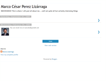 Tablet Screenshot of marcolizarraga.blogspot.com