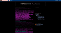 Desktop Screenshot of inspeccionesplaneadas.blogspot.com