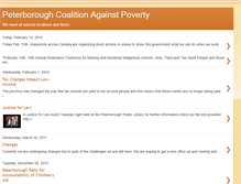 Tablet Screenshot of peterboroughcoalitionagainstpoverty.blogspot.com