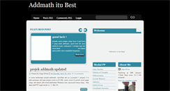 Desktop Screenshot of e-addmath.blogspot.com