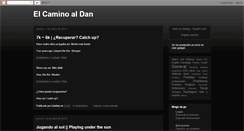 Desktop Screenshot of elcaminoaldan.blogspot.com