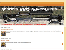 Tablet Screenshot of ansonsbbq.blogspot.com