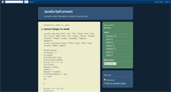 Desktop Screenshot of javascriptconnect.blogspot.com