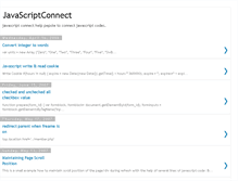 Tablet Screenshot of javascriptconnect.blogspot.com