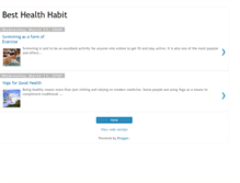 Tablet Screenshot of besthealthhabit.blogspot.com