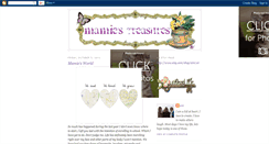 Desktop Screenshot of mamiestreasures.blogspot.com