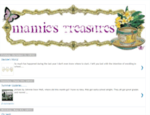 Tablet Screenshot of mamiestreasures.blogspot.com