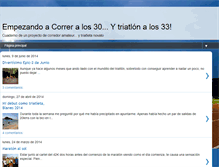 Tablet Screenshot of corriendomucho.blogspot.com