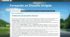 Desktop Screenshot of formacionensueniodirigido.blogspot.com