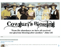 Tablet Screenshot of cowgurlsblessing.blogspot.com