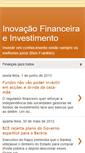 Mobile Screenshot of inovacaofinanceira.blogspot.com