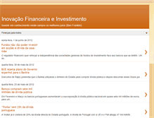 Tablet Screenshot of inovacaofinanceira.blogspot.com