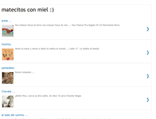 Tablet Screenshot of matecitoconmiel.blogspot.com