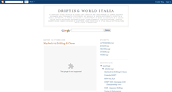 Desktop Screenshot of driftingitalia.blogspot.com