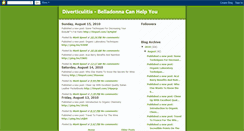 Desktop Screenshot of diverticulitis-belladonna.blogspot.com