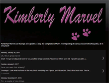 Tablet Screenshot of kimberlymarvel.blogspot.com