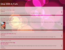 Tablet Screenshot of divawithafork.blogspot.com