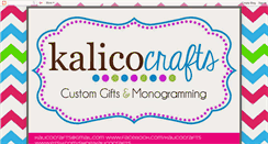 Desktop Screenshot of kalicocrafts.blogspot.com