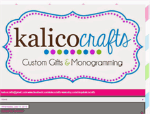 Tablet Screenshot of kalicocrafts.blogspot.com